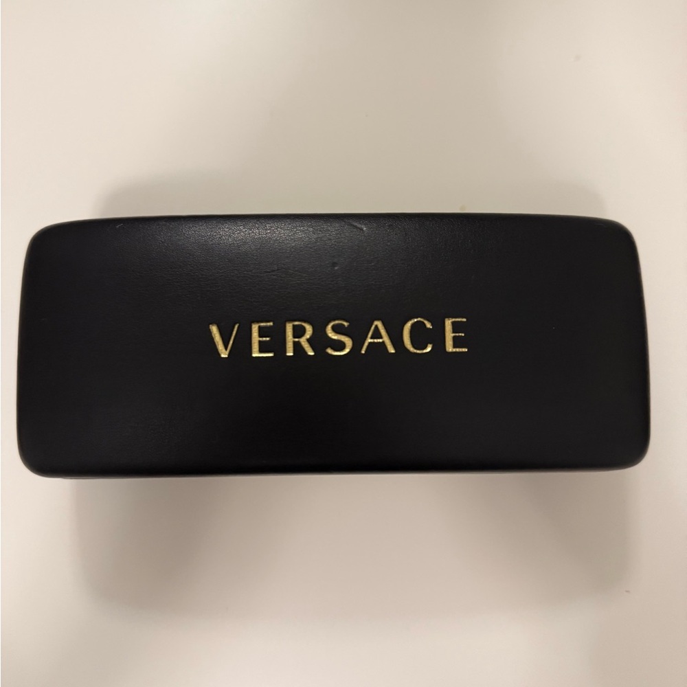 Versace Black and Gold Eyewear Case